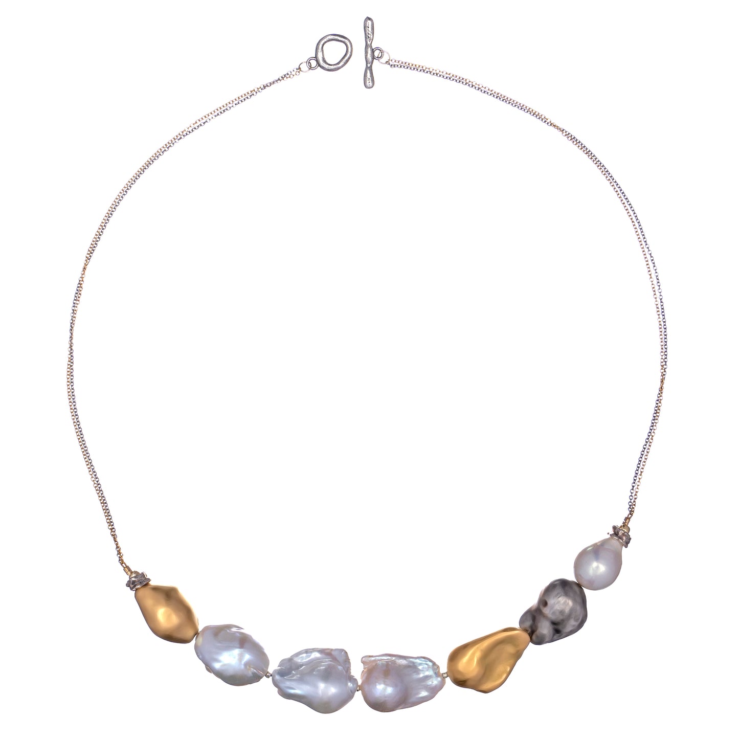 Baroque pearl necklace