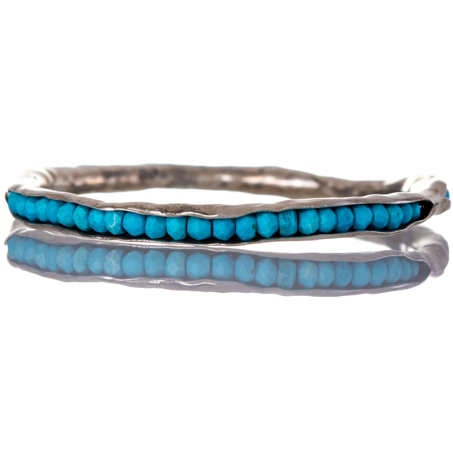 Turquoise pod bangle