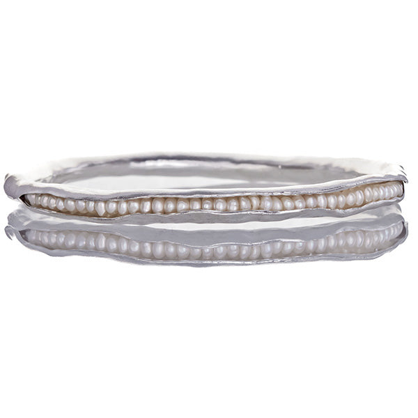 Pearl pod bangle
