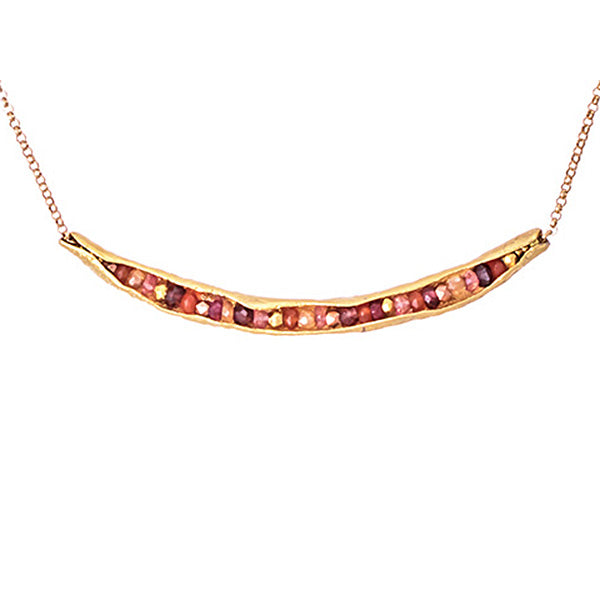 Sangria pod necklace