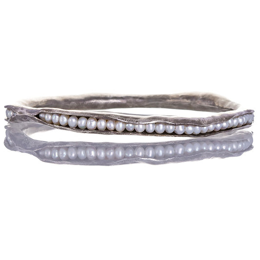 Pearl pod bangle