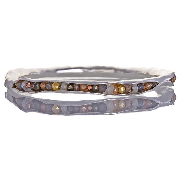Spring storm pod bangle