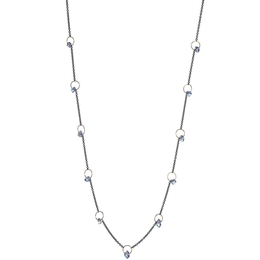 Herkimer diamond necklace