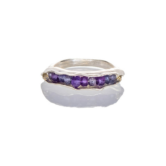 Iolite mix pod ring
