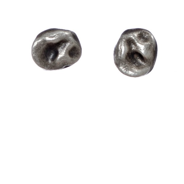 Molten metal post earrings