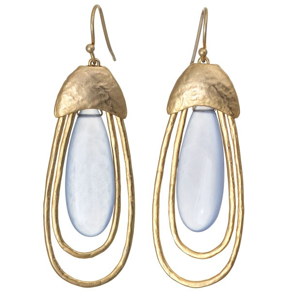 Chalcedony earrings